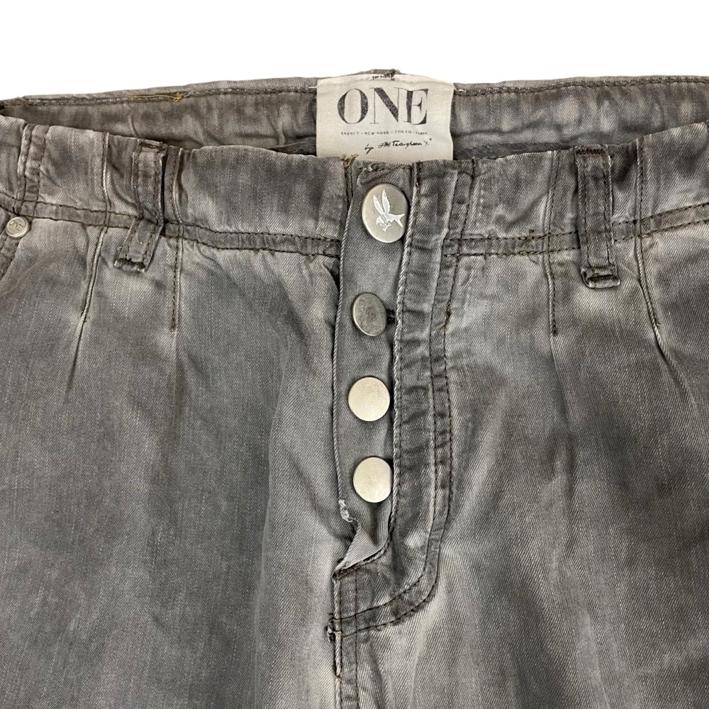ONE by one teaspoon Super Tough Grey‎ Drawstring Jean Sz 25 - Picture 7 of 14
